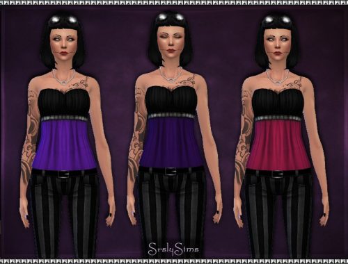 Ruffle Tube Top