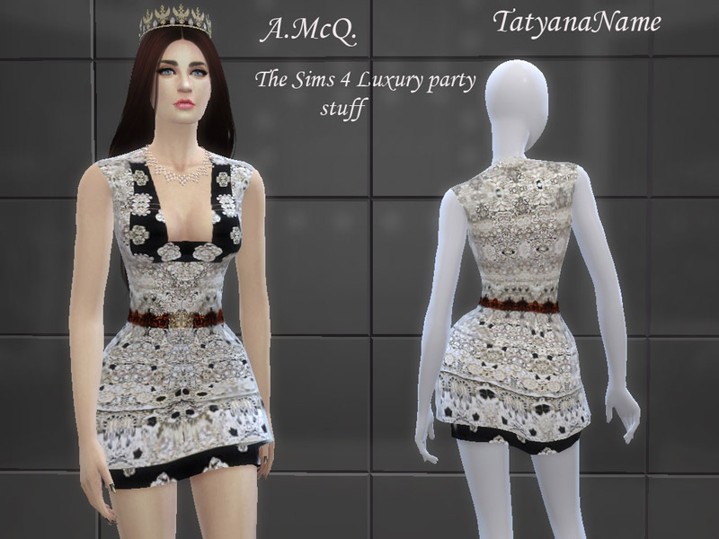 TatyanaName - Mini Dress - The Sims 4 Catalog