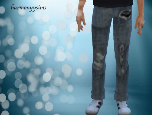 Denim Ripped Jeans Male YA/A