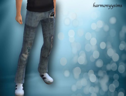 Denim Ripped Jeans Male YA/A