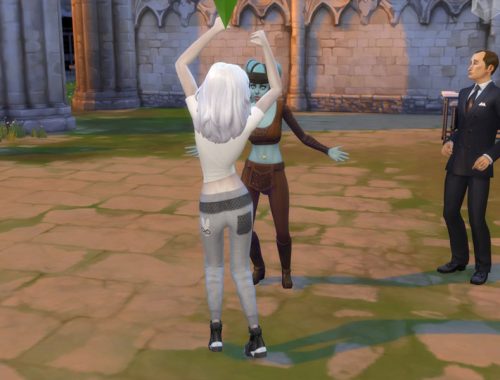 White Hair Recolor 2: Get to Work Style