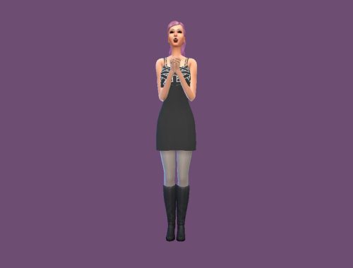 Hot Cross Buns dress