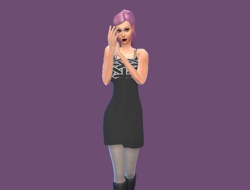 Hot Cross Buns dress