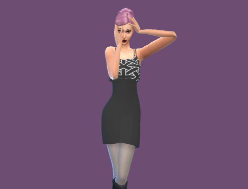 Hot Cross Buns dress