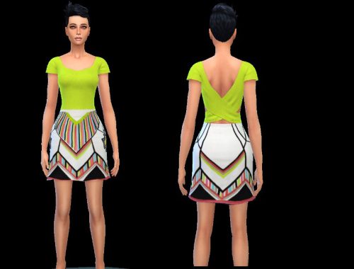Set off 2 dresses female