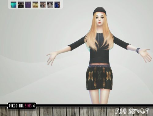 [TS4]_PikooSkirt01