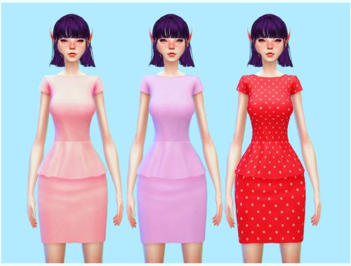 Peplum Dress N1