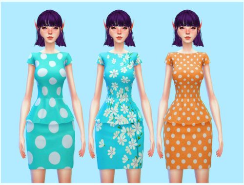 Peplum Dress N1