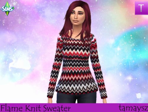 Flame Knit Sweater