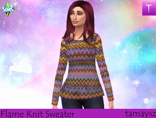 Flame Knit Sweater