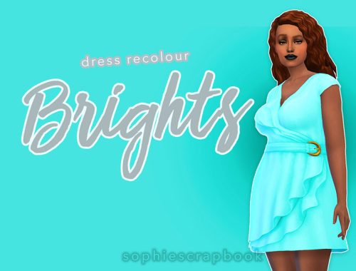 Brights Collection - Romantic Garden Dress Recolour