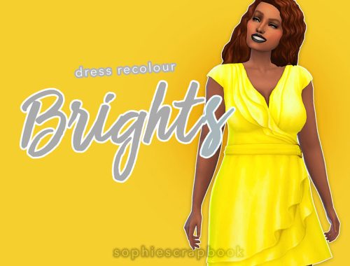 Brights Collection - Romantic Garden Dress Recolour