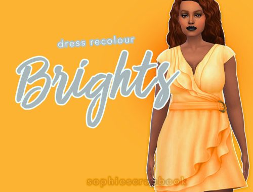 Brights Collection - Romantic Garden Dress Recolour