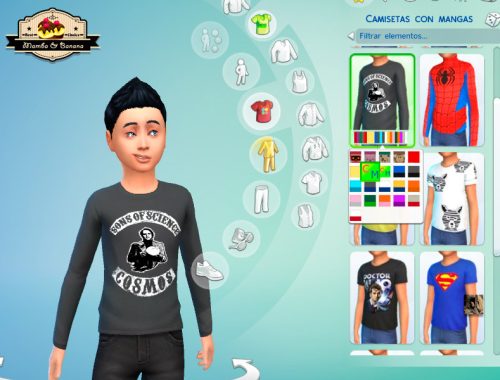 SET T-Shirts by Sons of Science Collection for childs -TEE L