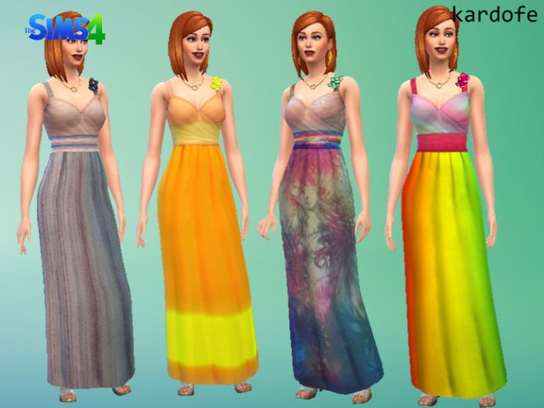 yfBody_DressBridesmaid_recolor - The Sims 4 Catalog