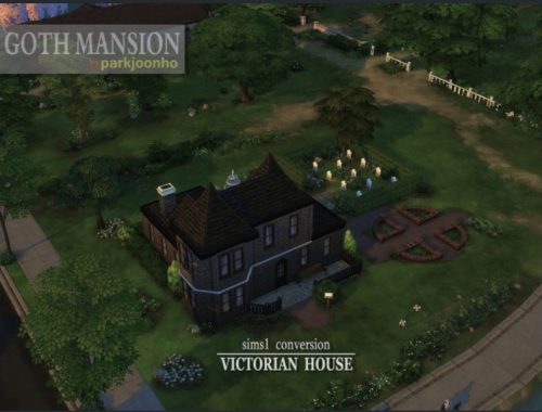 House Conversion of Sims1 Goth family