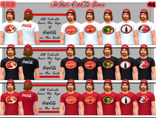 Set Coca Cola Fans