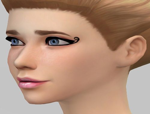 Swirly Eyeliner