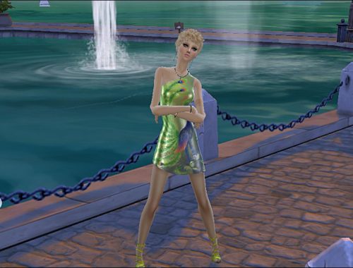 Peacock Dress