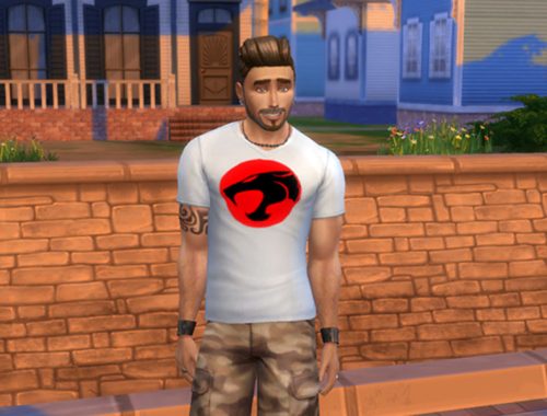 ThunderCats Male White Shirt