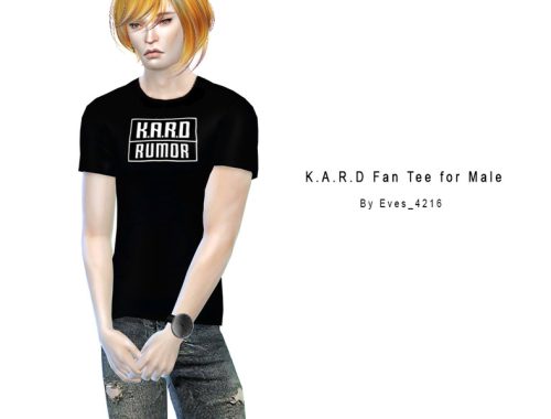 K-Pop K.A.R.D Fan Tee for Male