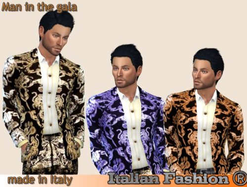 Man in the gala