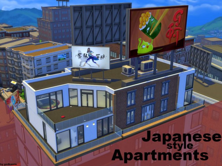 sims 4 japanese apartments