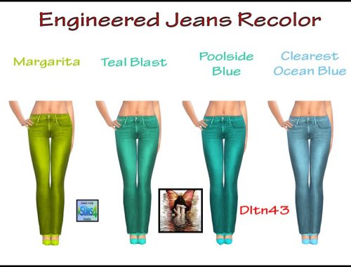 Simsimays Engineered Jeans Recolor - mesh needed