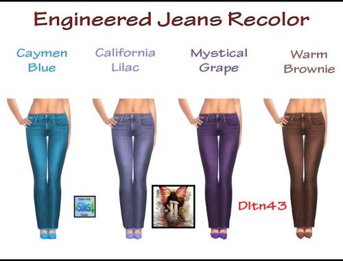 Simsimays Engineered Jeans Recolor - mesh needed