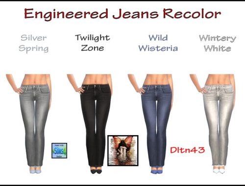 Simsimays Engineered Jeans Recolor - mesh needed