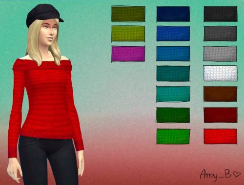 Knitted sweater