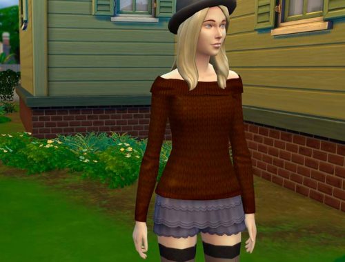 Knitted sweater