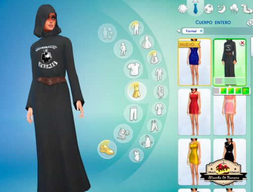 SET for scientist nun for Saint Einstein Monastery (black)