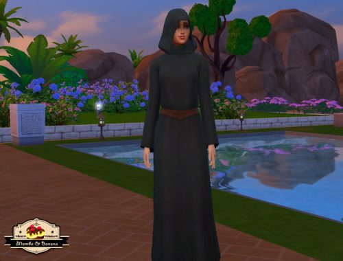 SET for scientist nun for Saint Einstein Monastery (black)