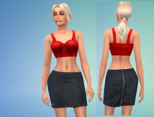 Set off 3miniskirts in black for female