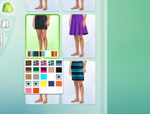 Set off 3miniskirts in black for female