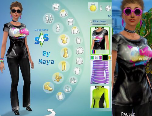 Fun Colors Plastic Pants and Shirts