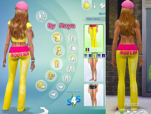 Fun Colors Plastic Pants and Shirts
