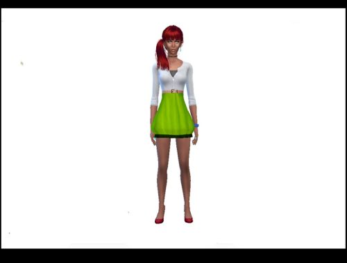 Cropped Cardigan Belted Poof Dress