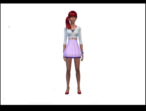 Cropped Cardigan Belted Poof Dress