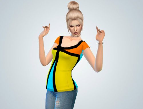 Krystallized Female Shirt