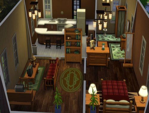 Single Wood Home