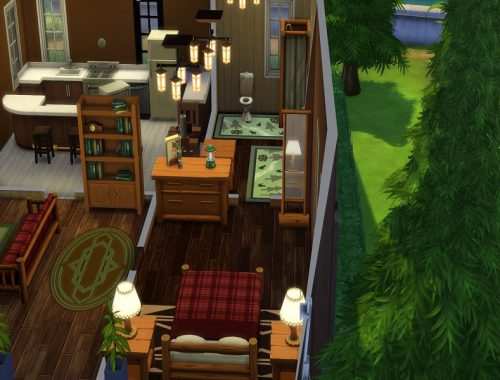 Single Wood Home
