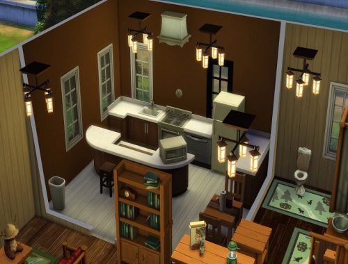 Single Wood Home