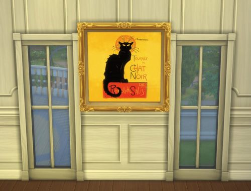 Chat Noir Framed