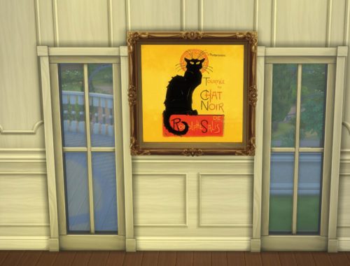 Chat Noir Framed
