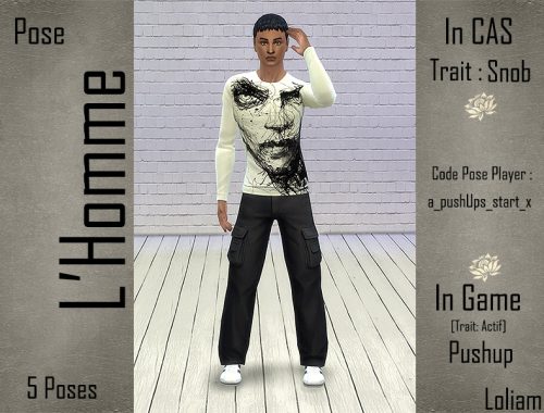 Poses L'Homme