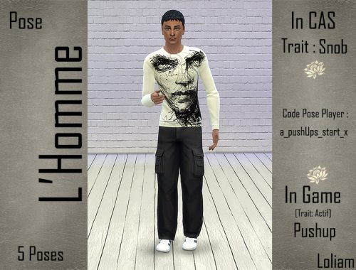 Poses L'Homme