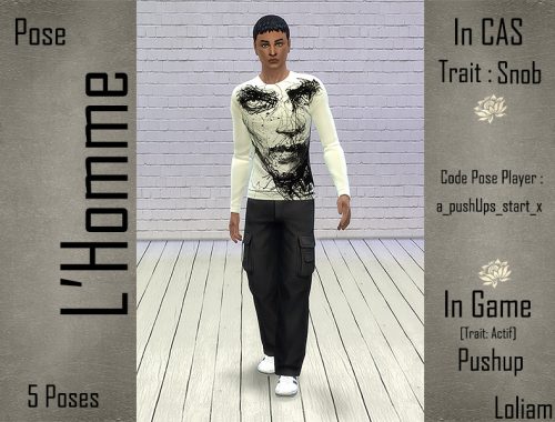 Poses L'Homme
