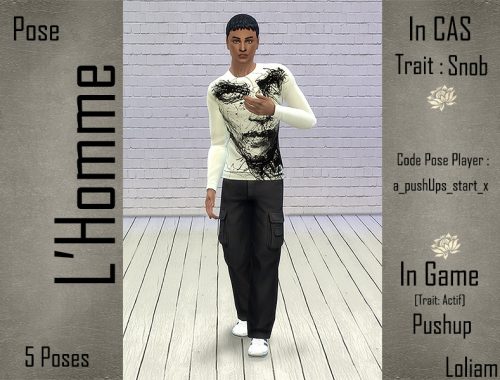 Poses L'Homme